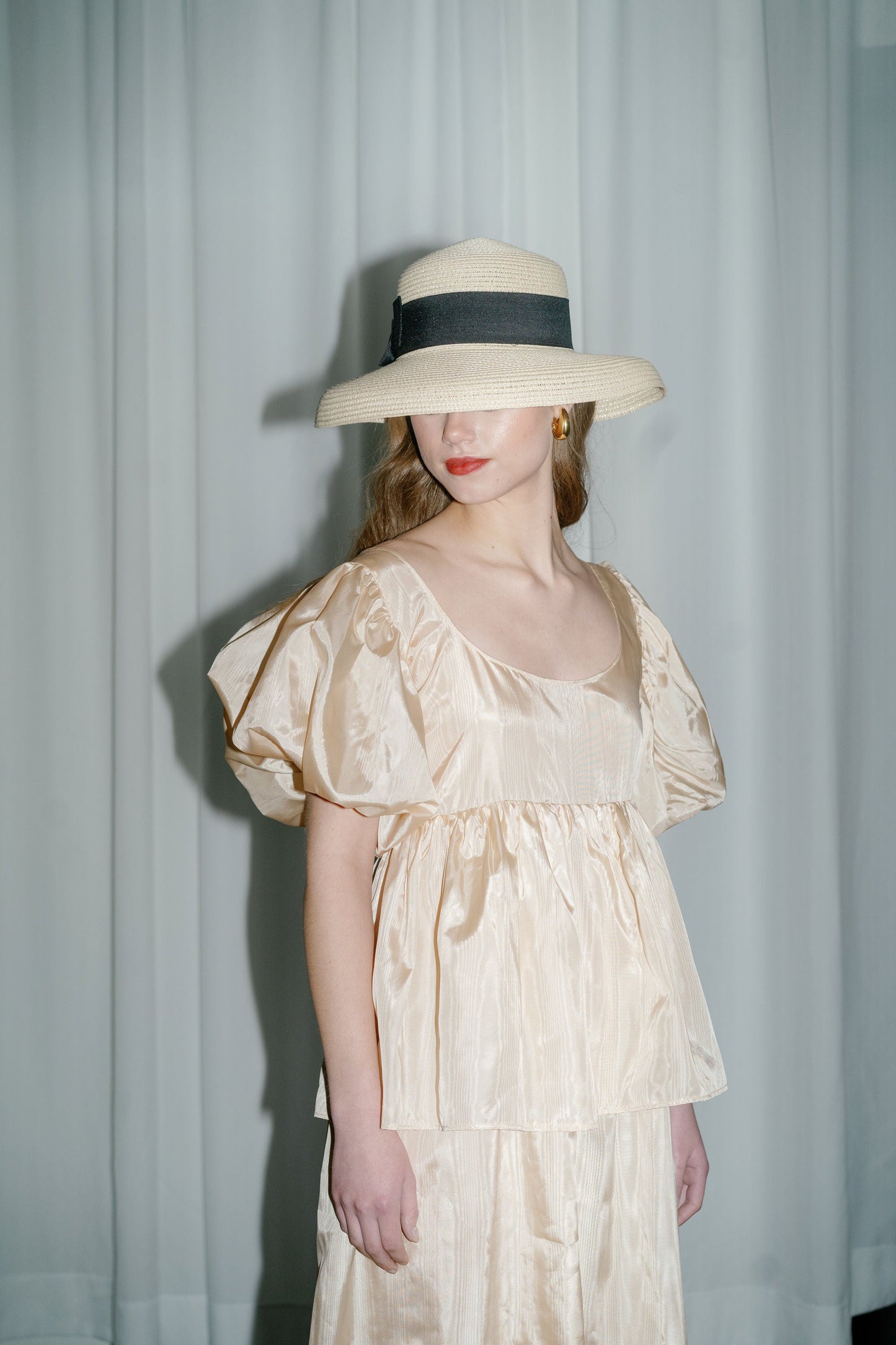 Princess Dress Vintage Blush Woodgrain Taffeta
