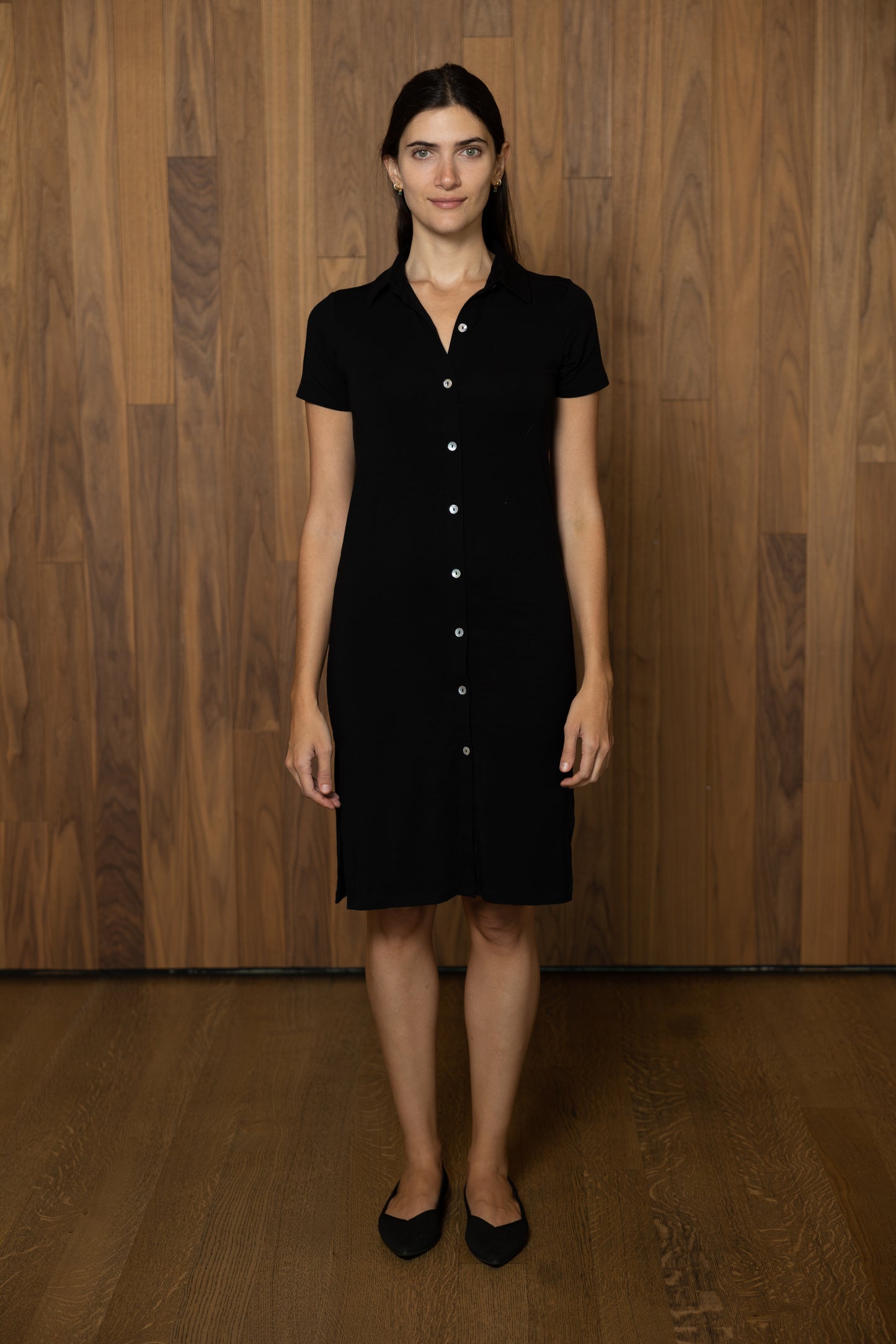 Button-Down Midi Dress