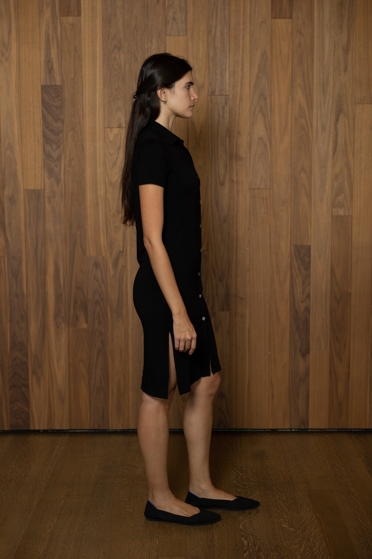 Button-Down Midi Dress