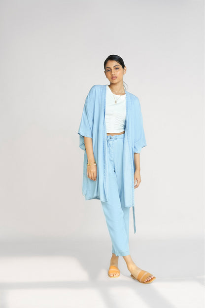 Wrapped In Happiness Set in Blue Denim