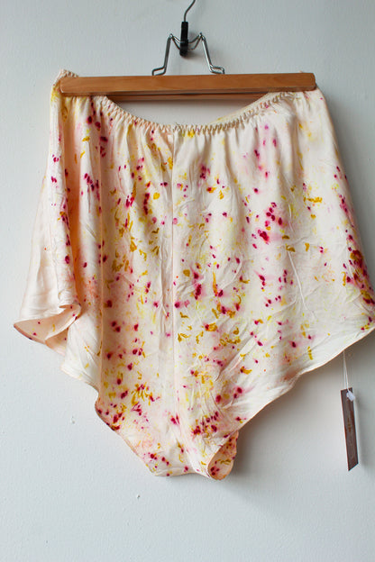 Fields of Marigold Silk Shorts